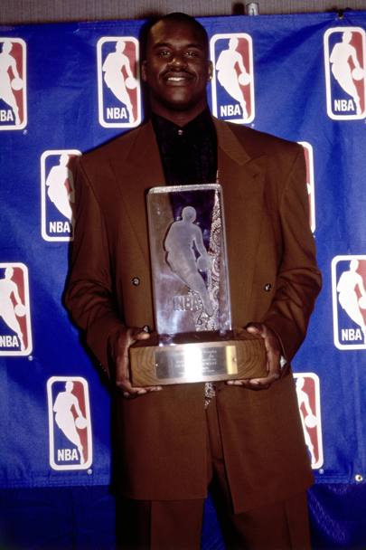 Shaq posa col Rookie of the Year 1993